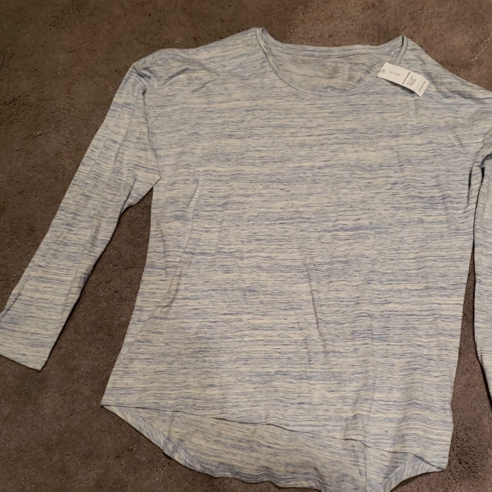 Old Navy ...blue and white shirt